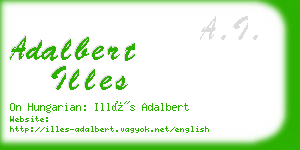 adalbert illes business card